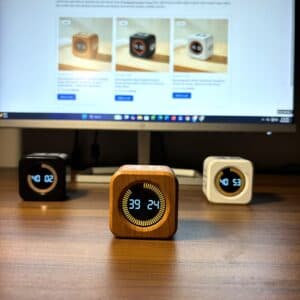 Pomodoro Timer Wooden Colour