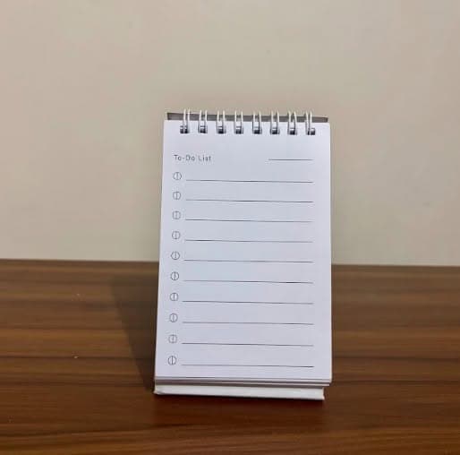 desk to do list for daily work