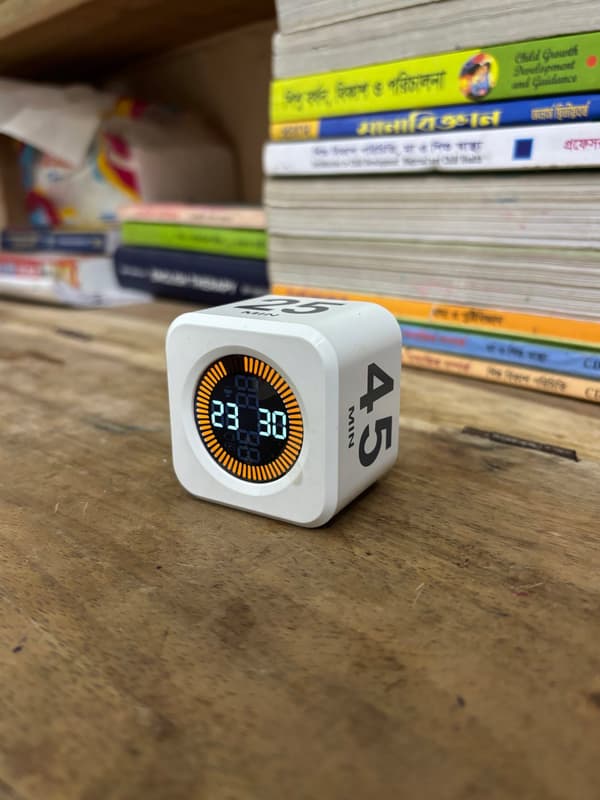 white flip pomodoro timer