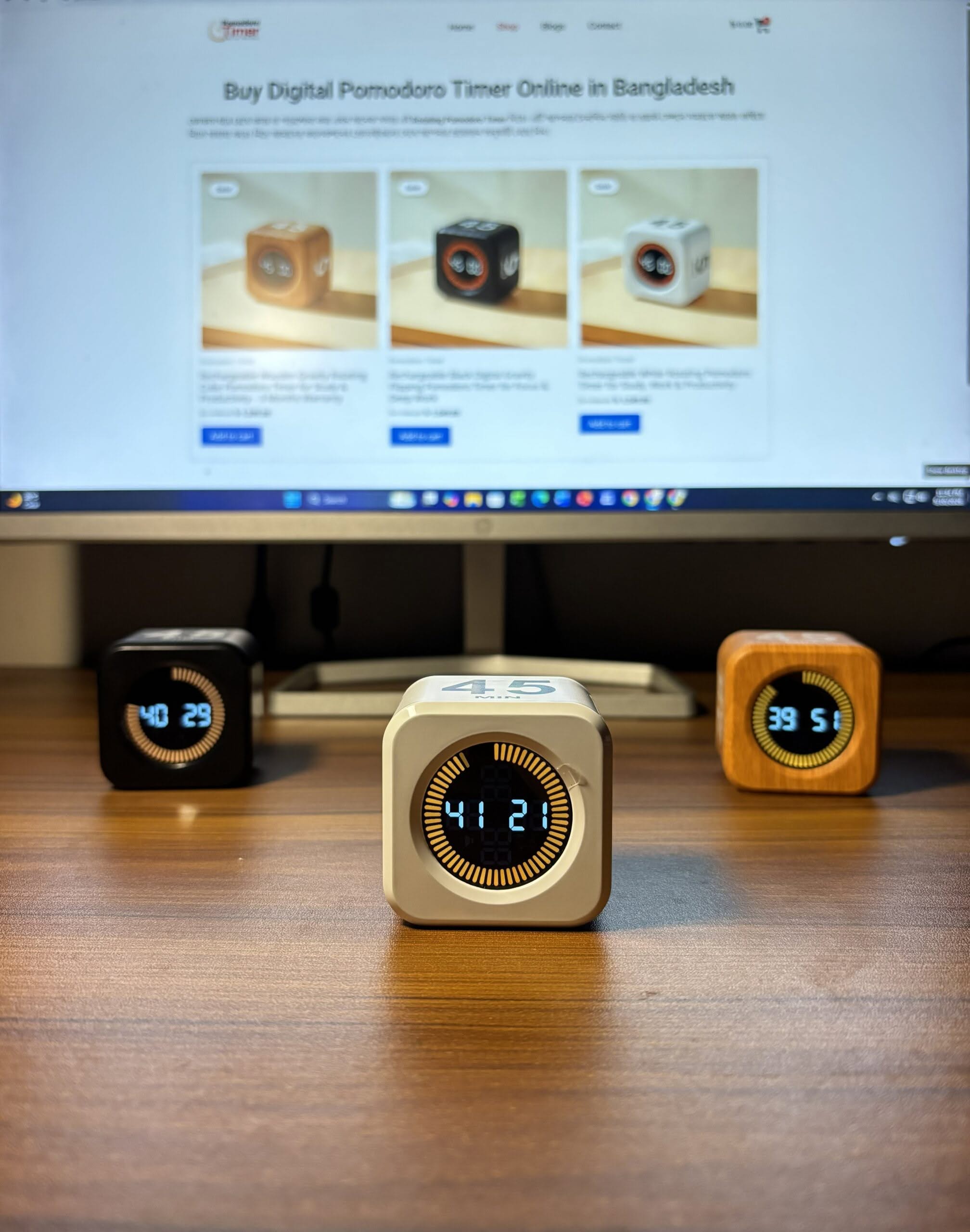 White Pomodoro Timer