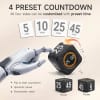 Rechargeable Black Digital Gravity Flipping Pomodoro Timer for Focus & Deep Work - Image 4
